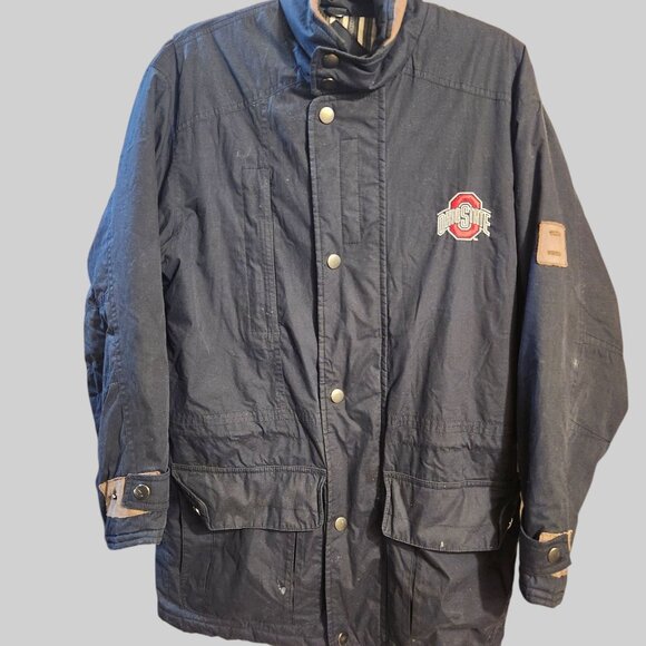 Ohio State University Winter Coat Holloway Mens Small Black Polyester/Nylon - Picture 9 of 10